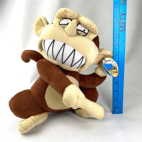 NEW! Family Guy EVIL MONKEY 12'' Plush! "STEWIE" ERROR TAG 2004 2005 Kellytoy - Picture 1 of 12